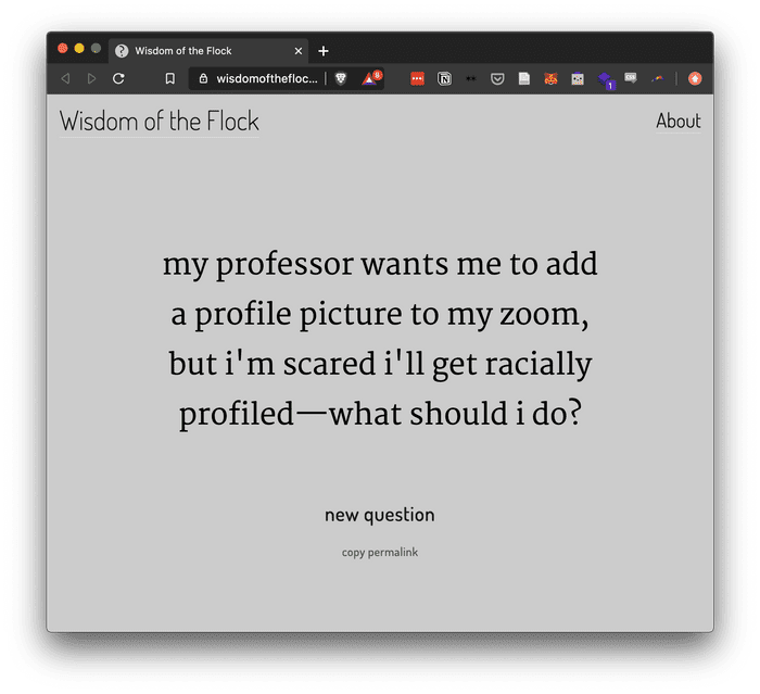 "my professor wants me to add a profile picture to zoom, but i'm scared i'll get racially profiled - what should i do?"