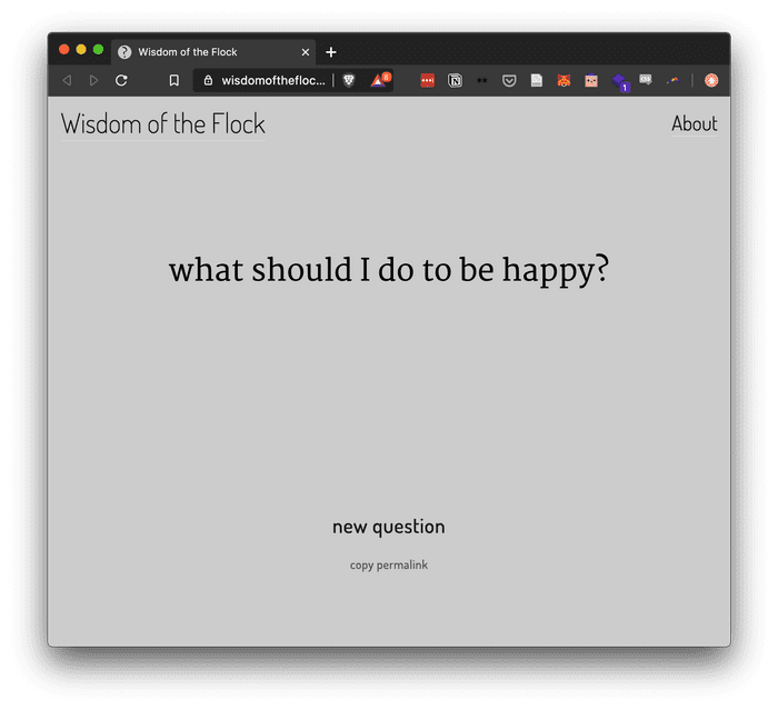 "what should I do to be happy?"